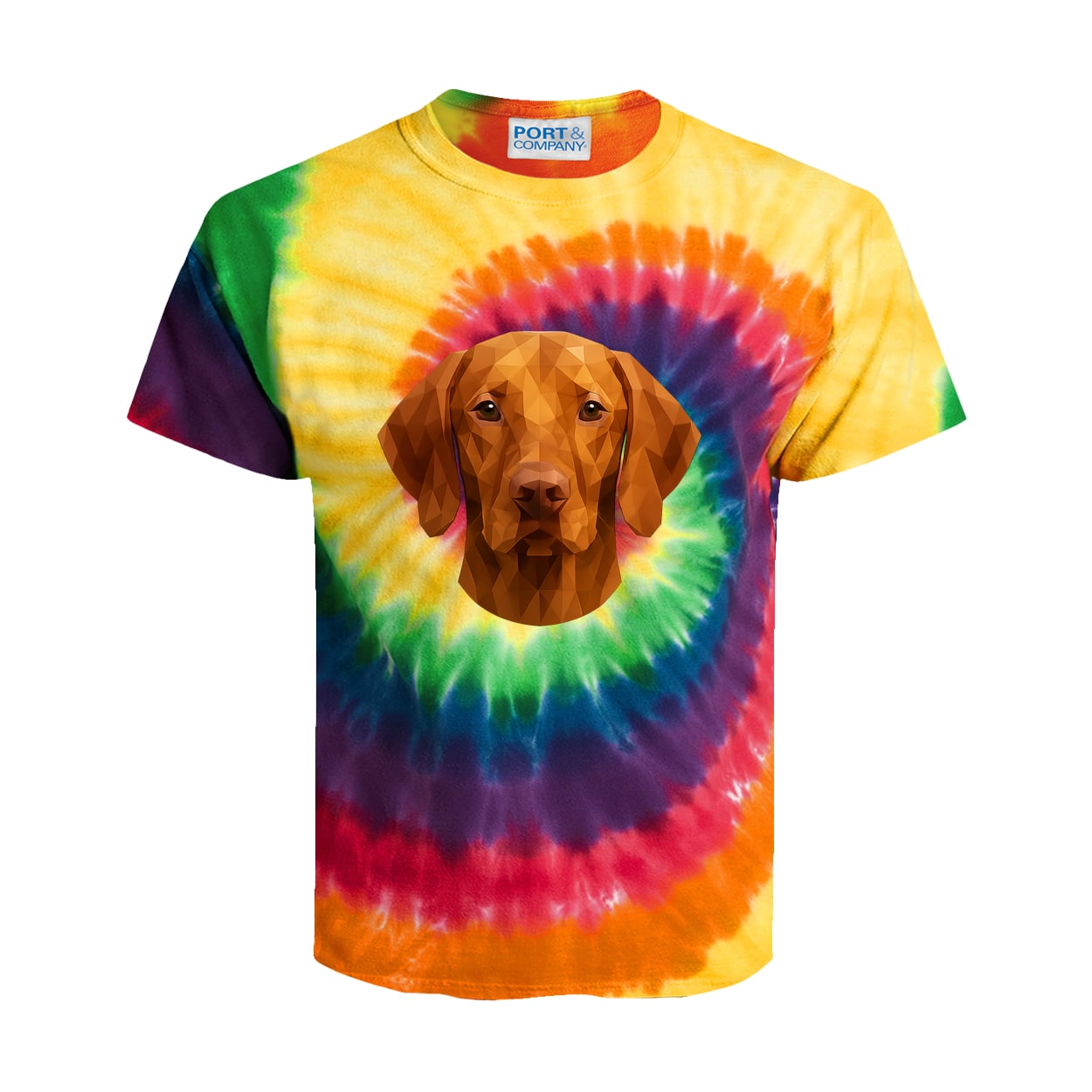 PC147Y Port & Company Kids Tie-Dye Tee - Rainbow