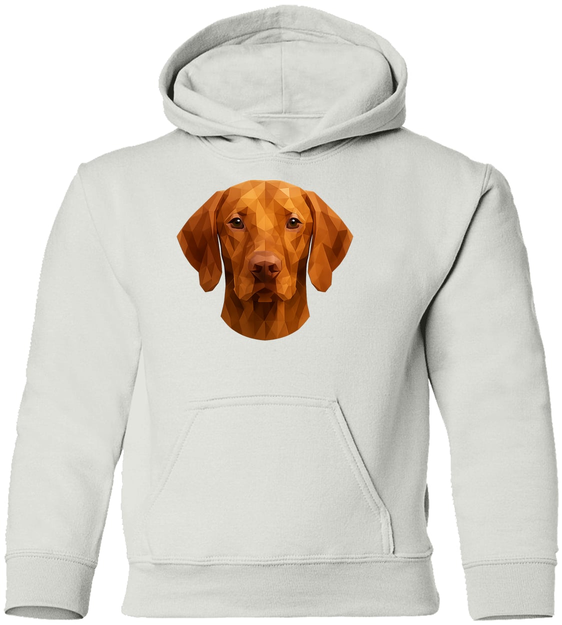 G185B Gildan Youth Pullover Hoodie - White