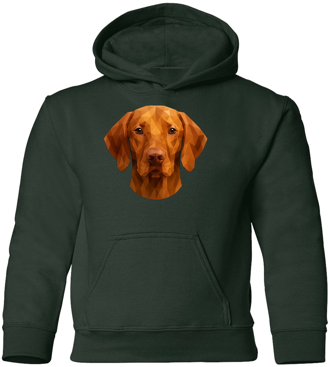 G185B Gildan Youth Pullover Hoodie - Forest Green