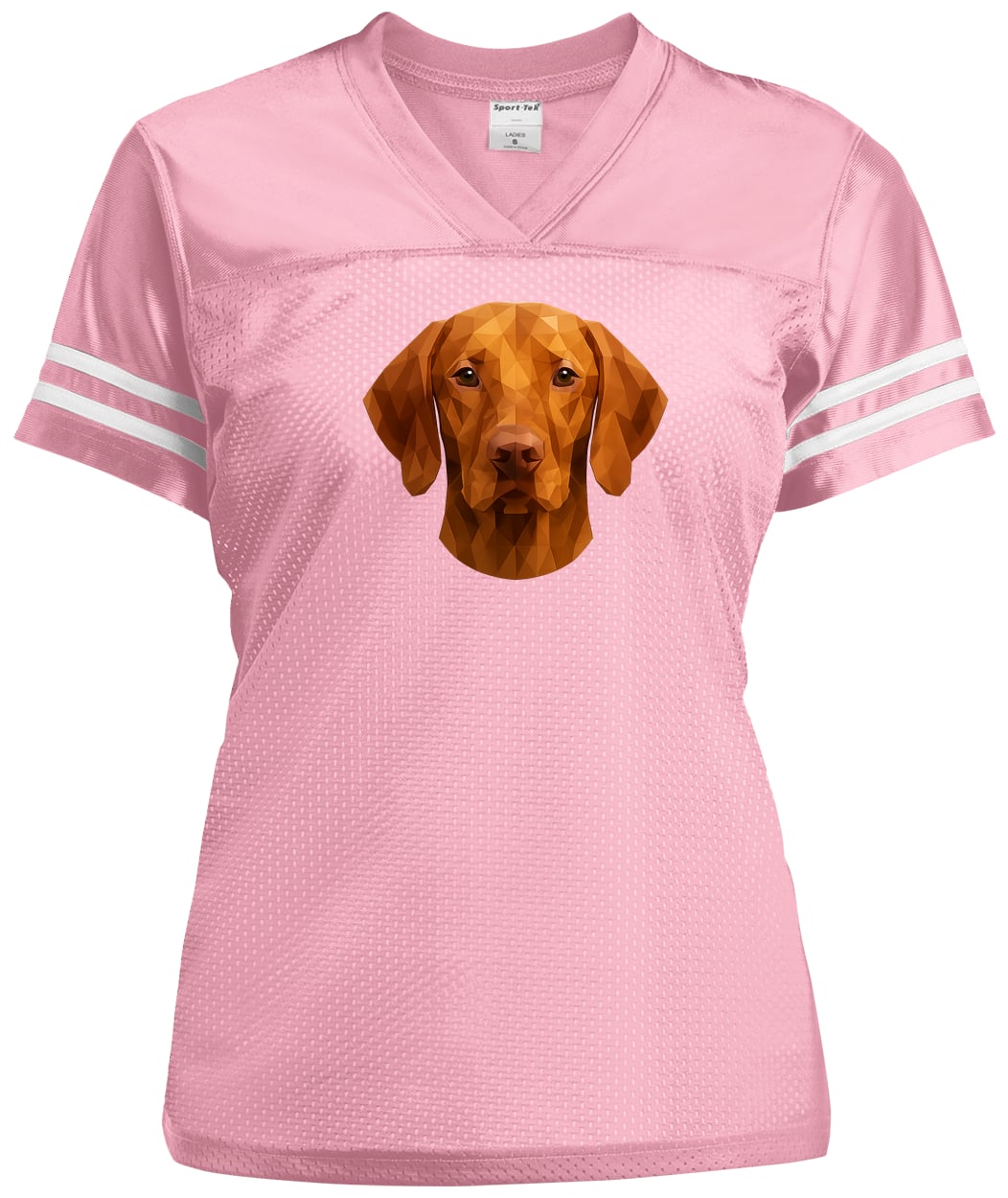 LST307 Sport-Tek Ladies' Replica Jersey - Light Pink/White