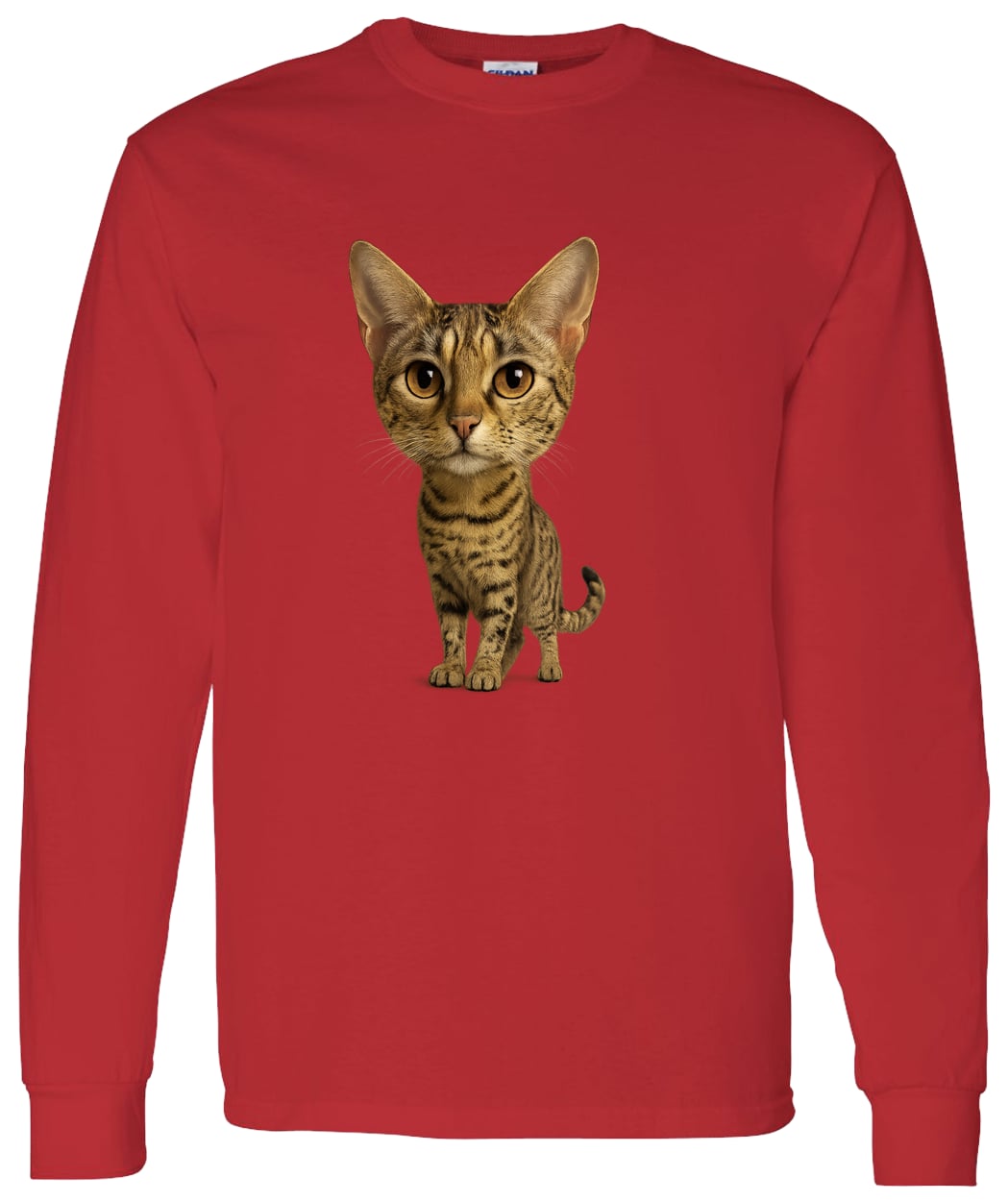 G540 LS T-Shirt 5.3 oz. - Red