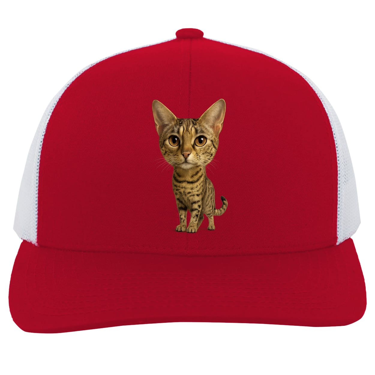 104C Trucker Snap Back - Red/White