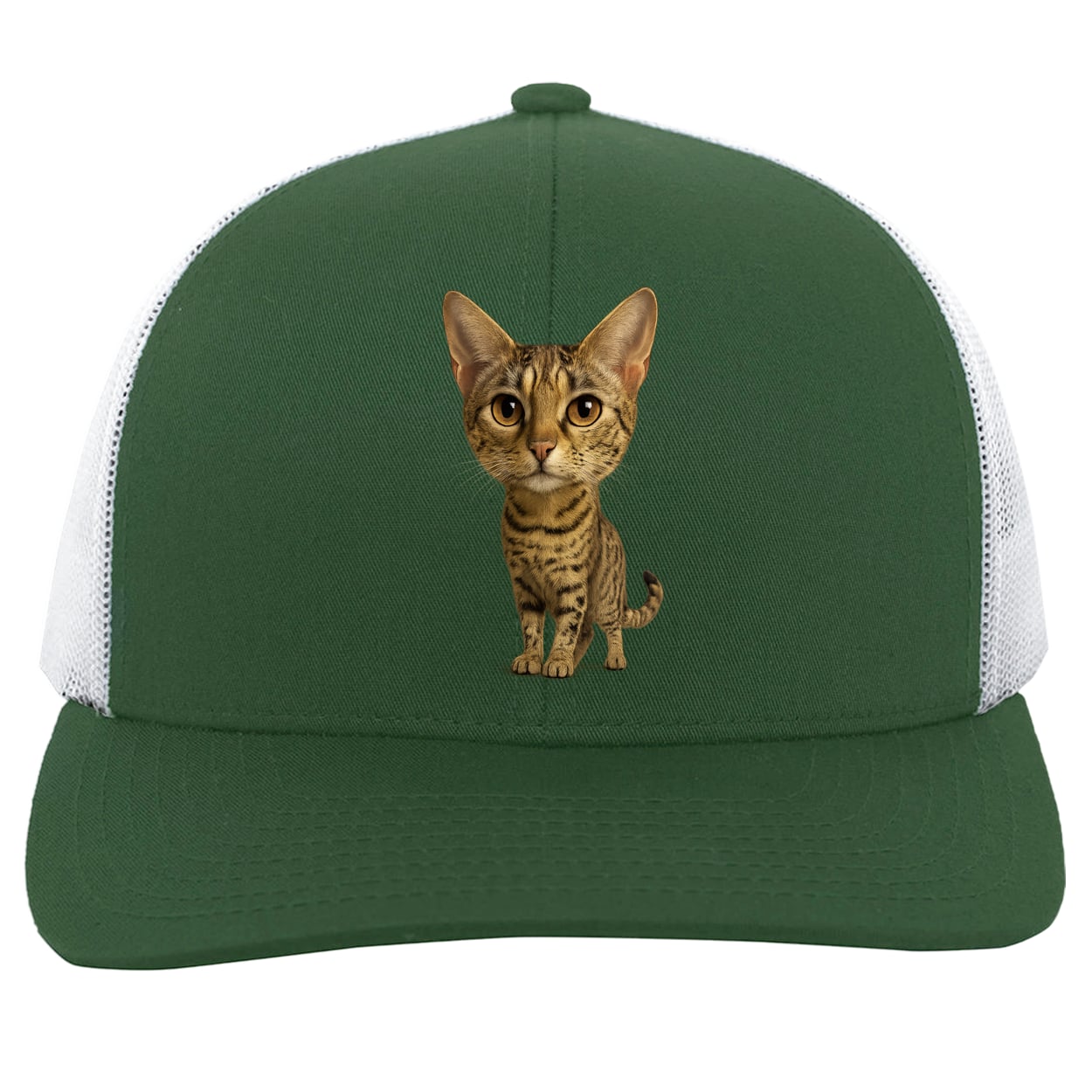 104C Trucker Snap Back - Dark Green/White