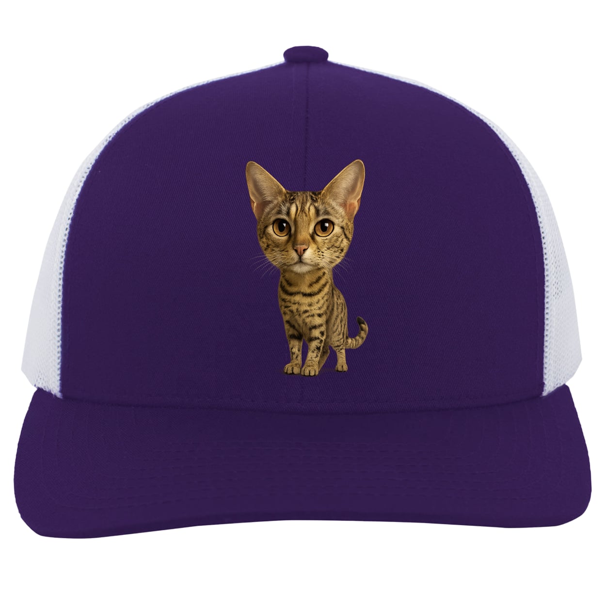 104C Trucker Snap Back - Purple/White