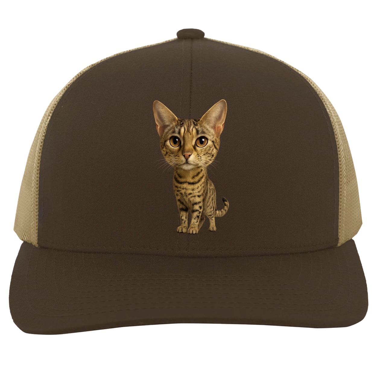 104C Trucker Snap Back - Brown/Khaki