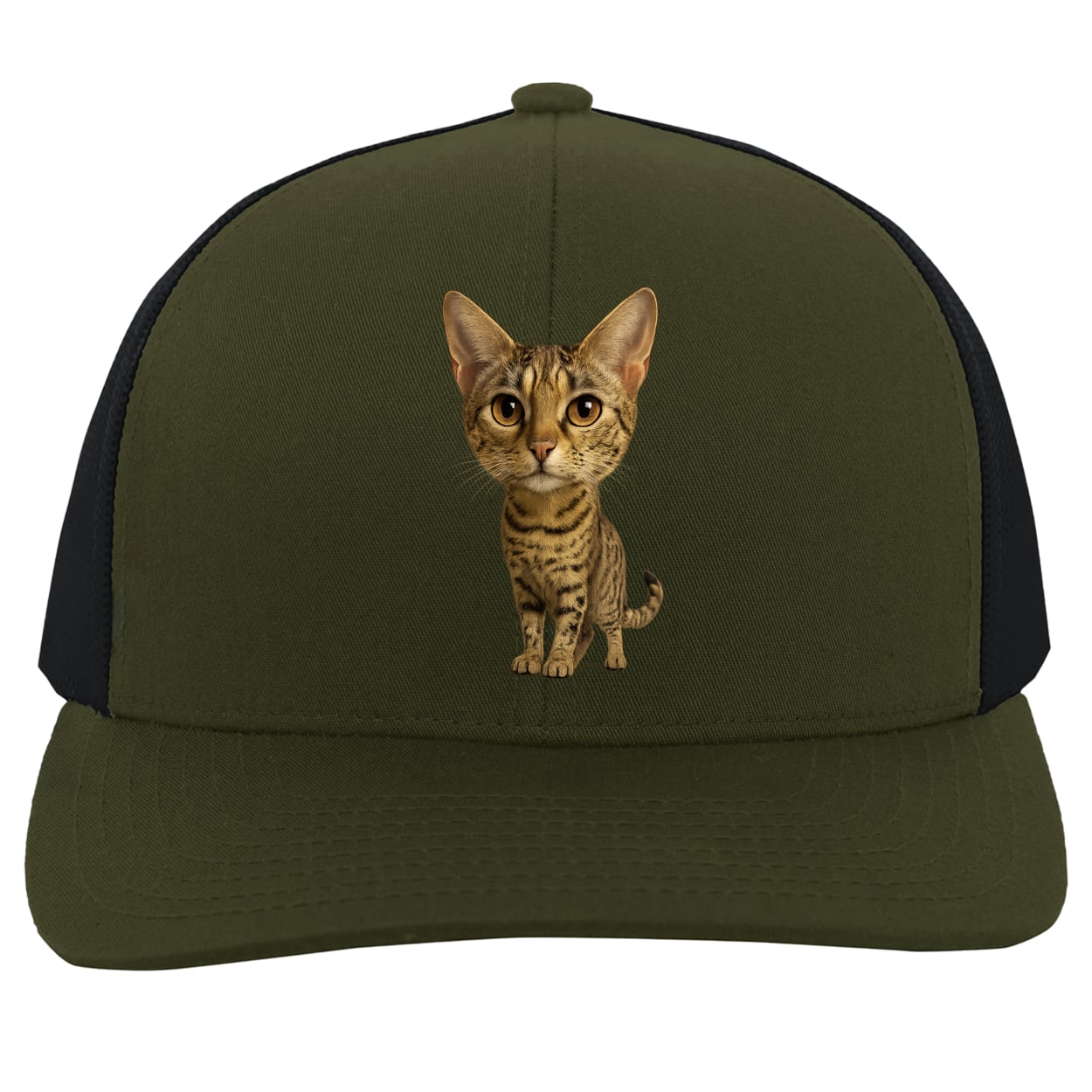 104C Trucker Snap Back - Moss/Charcoal