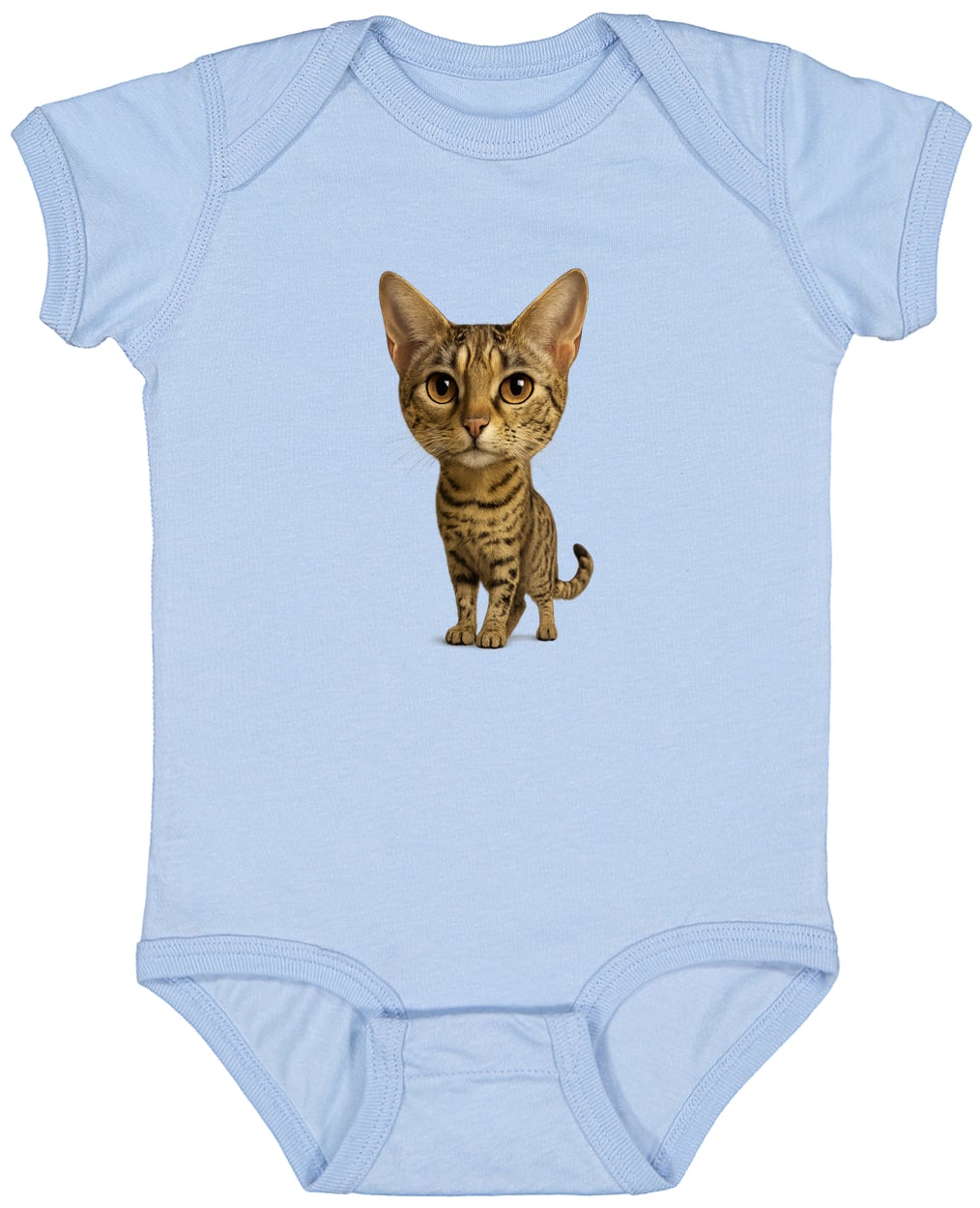 4424 Infant Fine Jersey Bodysuit - Light Blue