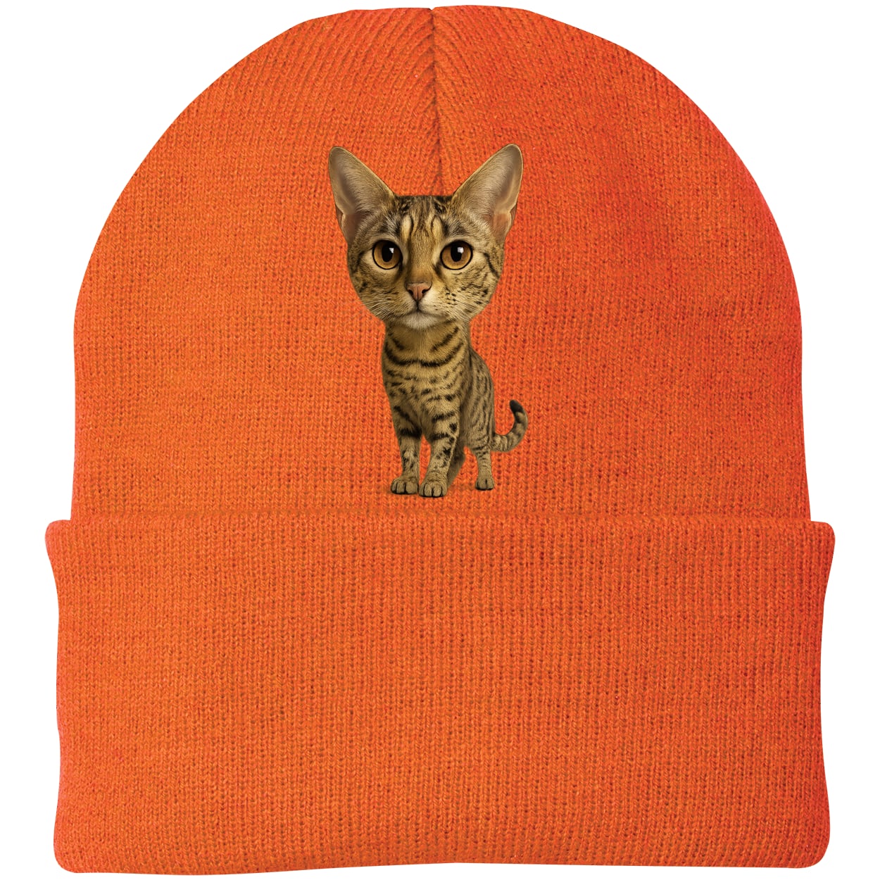 CP90 Port & Company Knit Beanie - Neon Orange