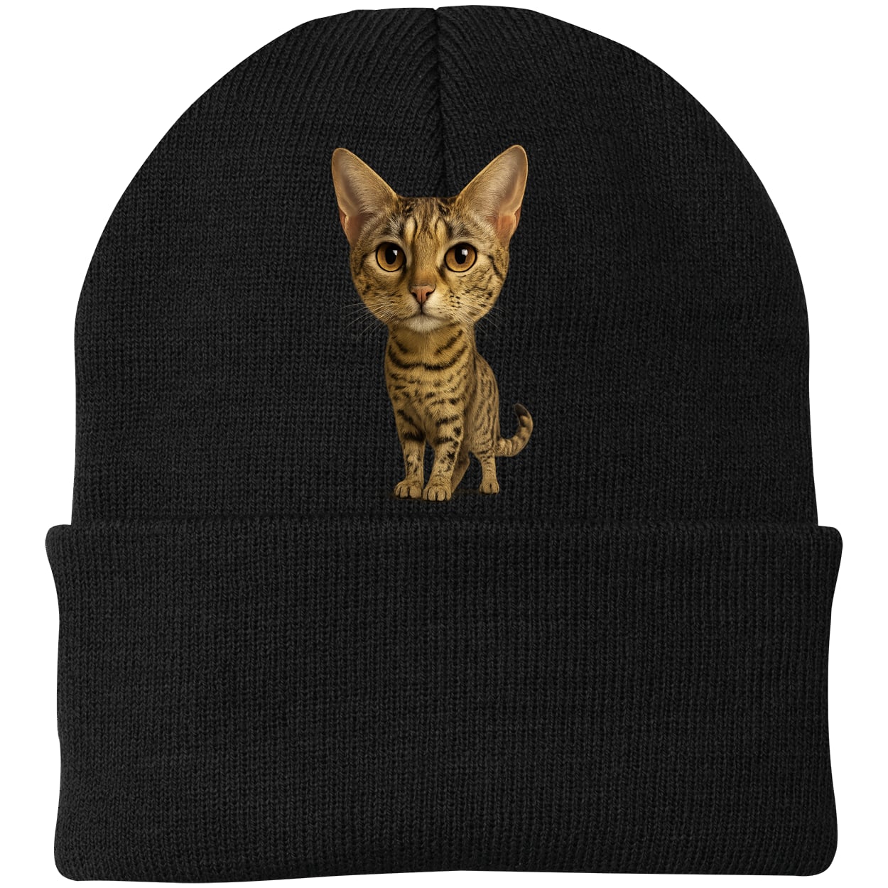 CP90 Port & Company Knit Beanie - Black