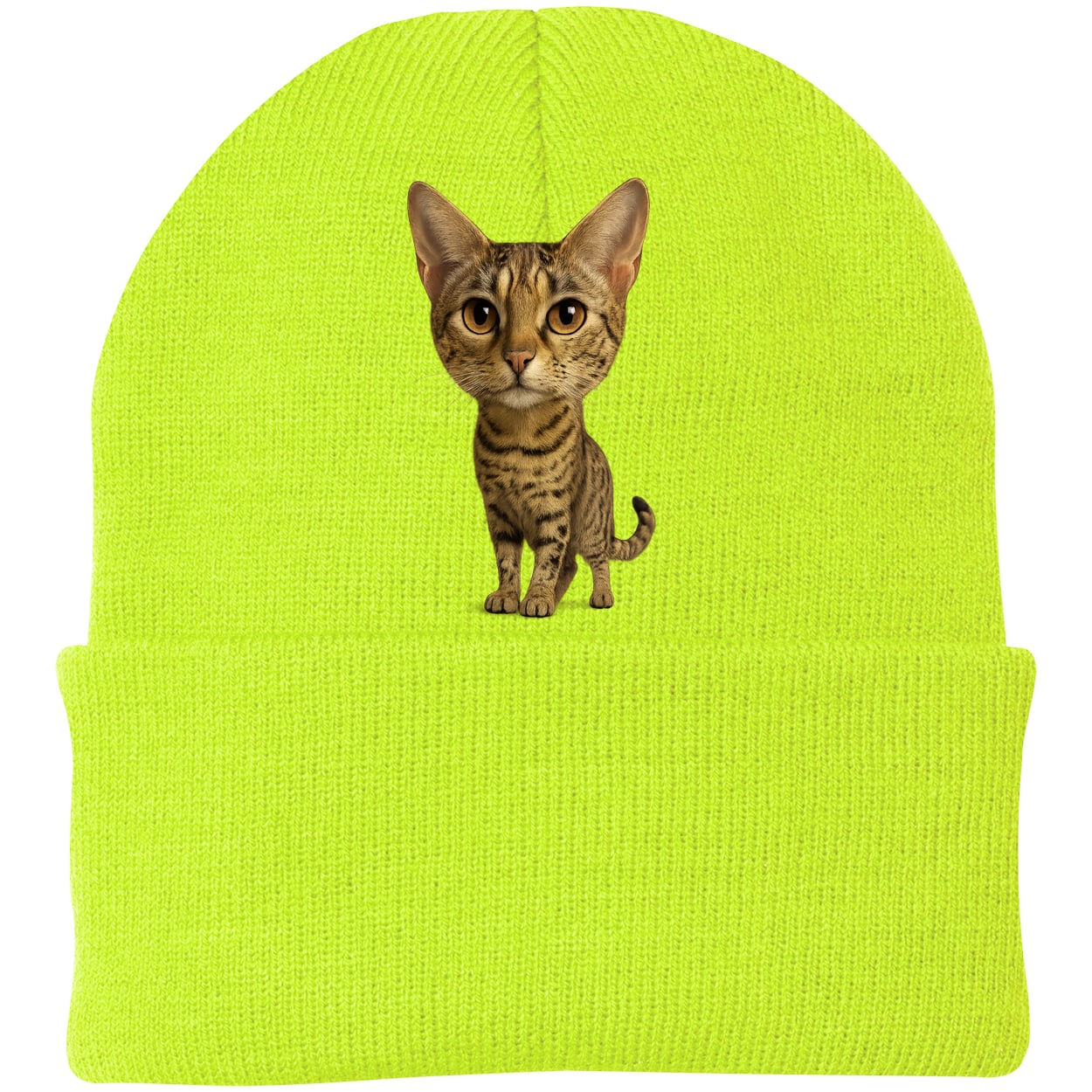 CP90 Port & Company Knit Beanie - Neon Yellow
