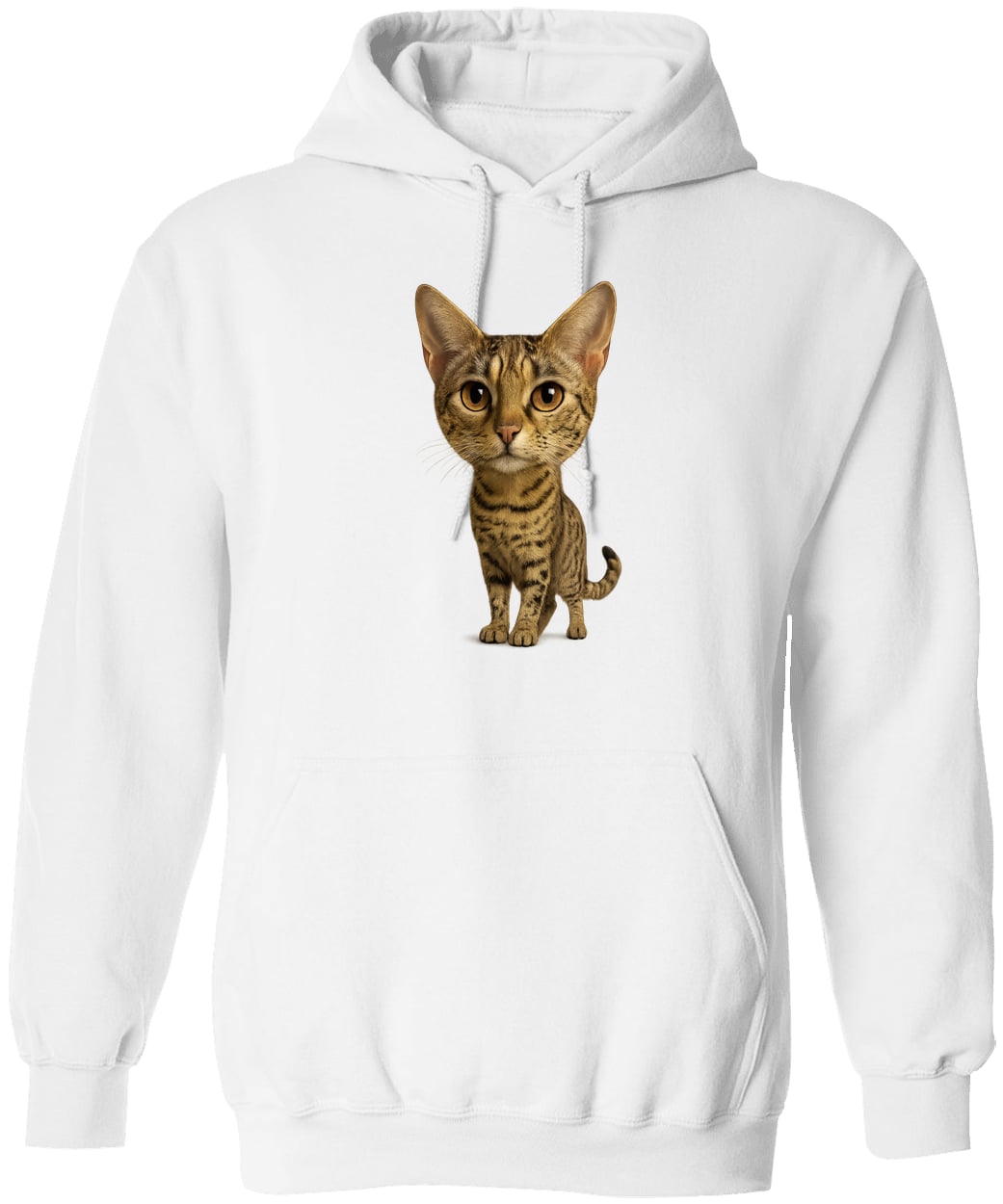 G185 Gildan Pullover Hoodie - White