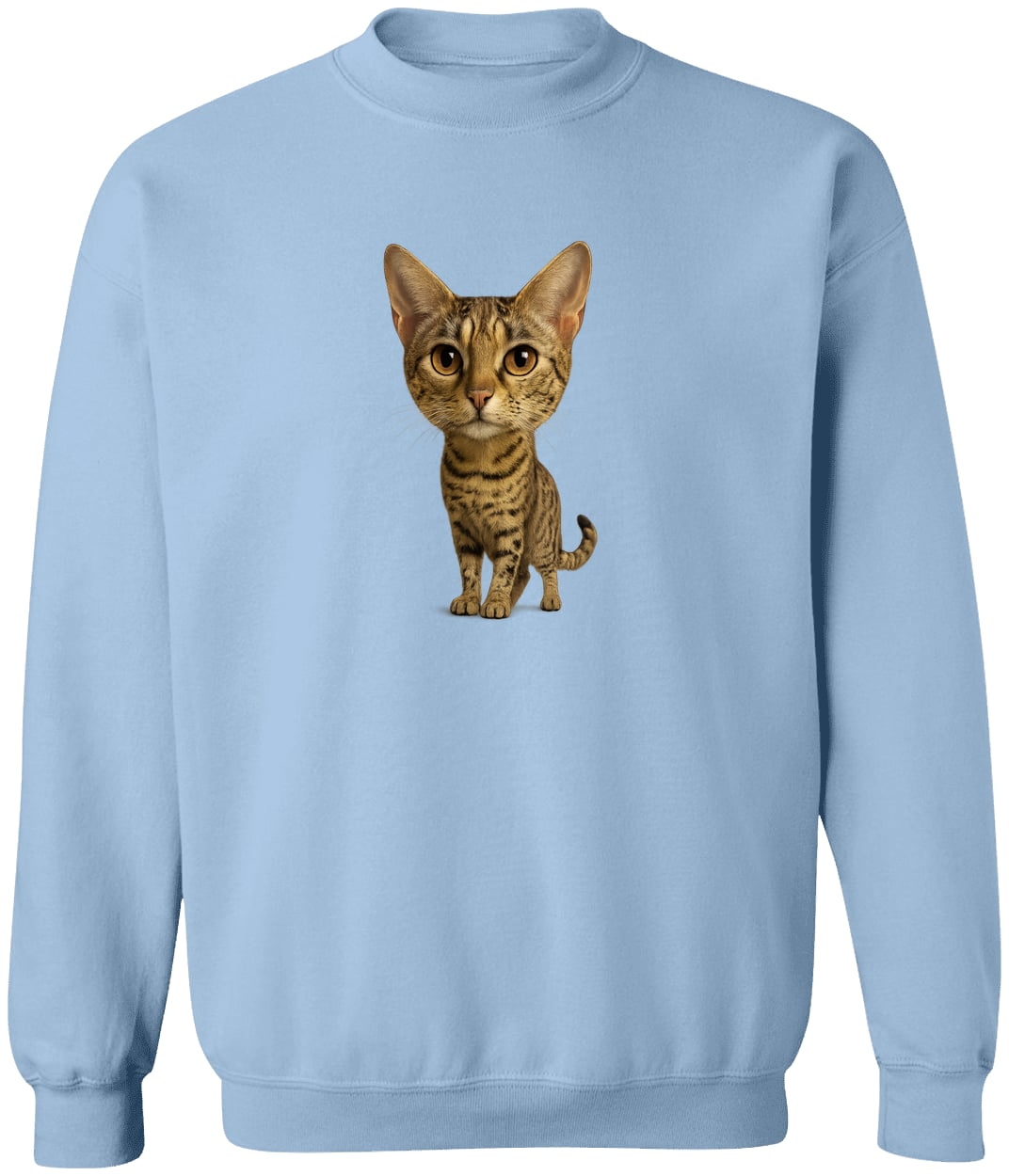 G180 Gildan Crewneck Pullover Sweatshirt - Light Blue