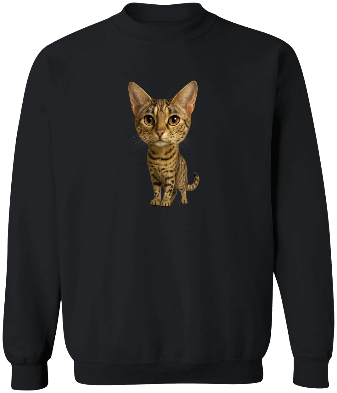 G180 Gildan Crewneck Pullover Sweatshirt - Black