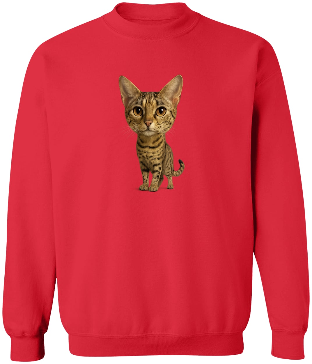 G180 Gildan Crewneck Pullover Sweatshirt - Red