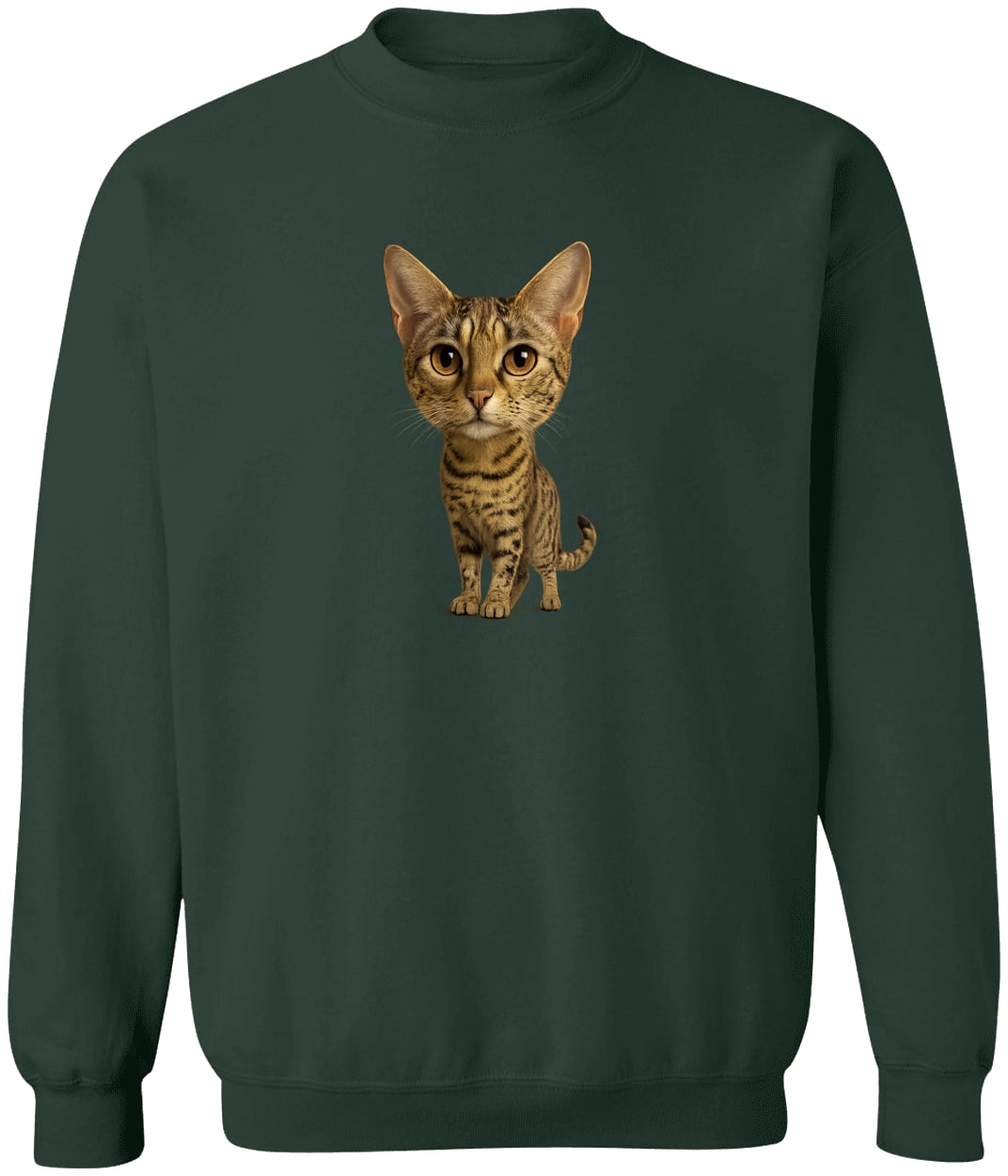 G180 Gildan Crewneck Pullover Sweatshirt - Forest Green