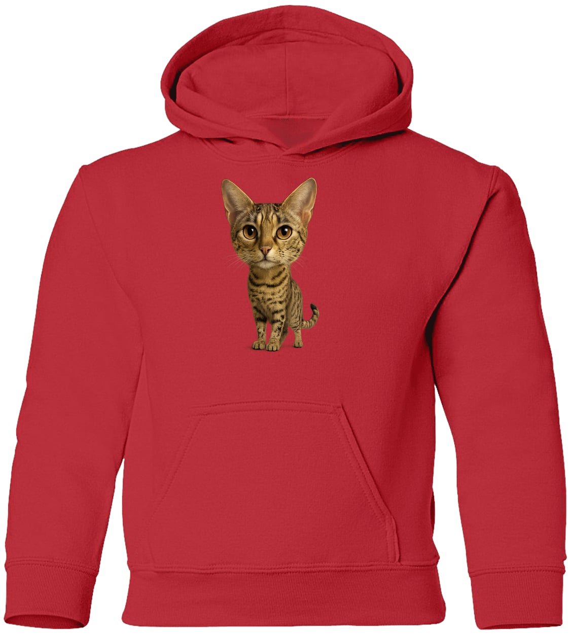 G185B Gildan Youth Pullover Hoodie - Red