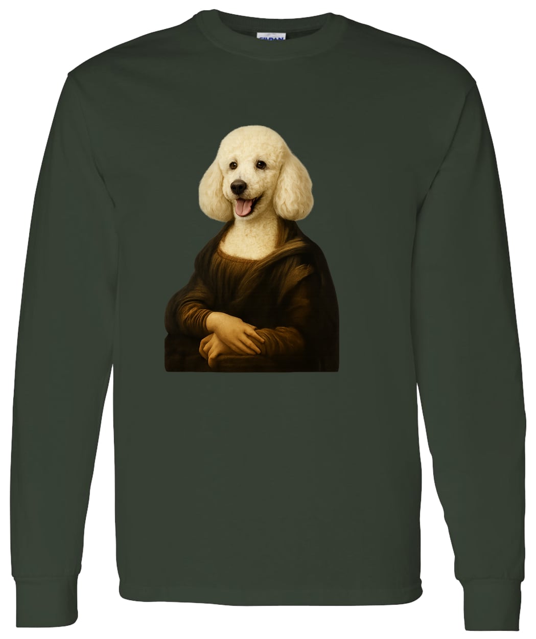 G540 LS T-Shirt 5.3 oz. - Forest Green