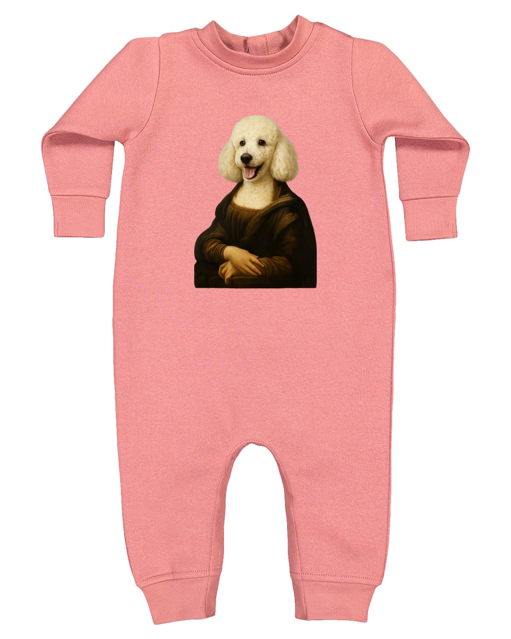 4447 Rabbit Skins Infant Fleece One-Piece Bodysuit - Mauvelous