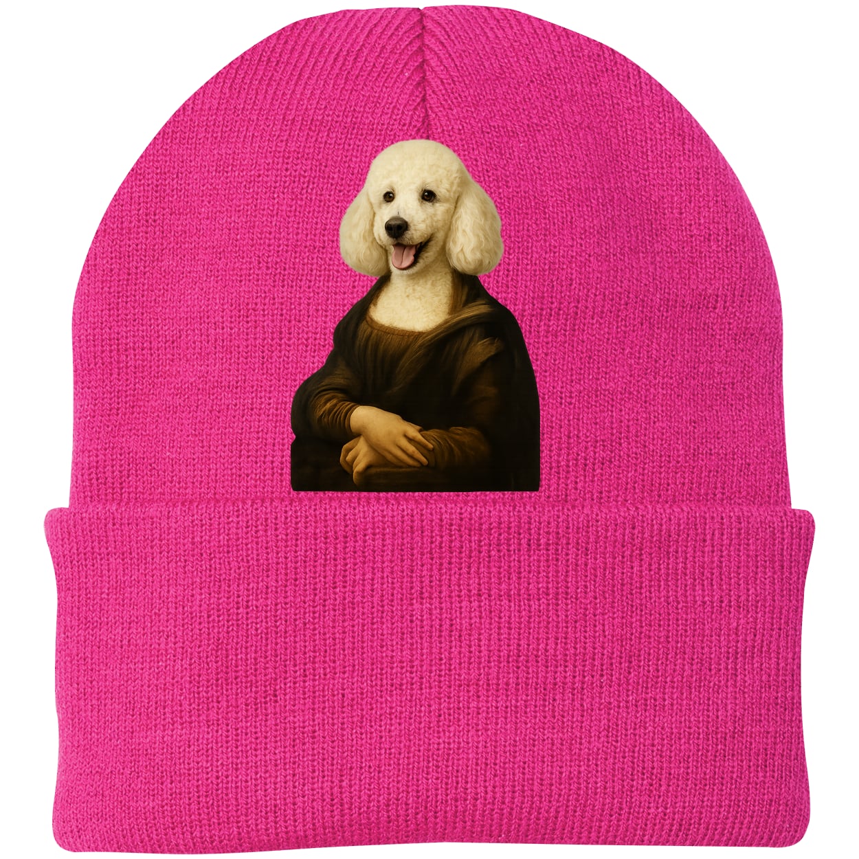 CP90 Port & Company Knit Beanie - Neon Pink