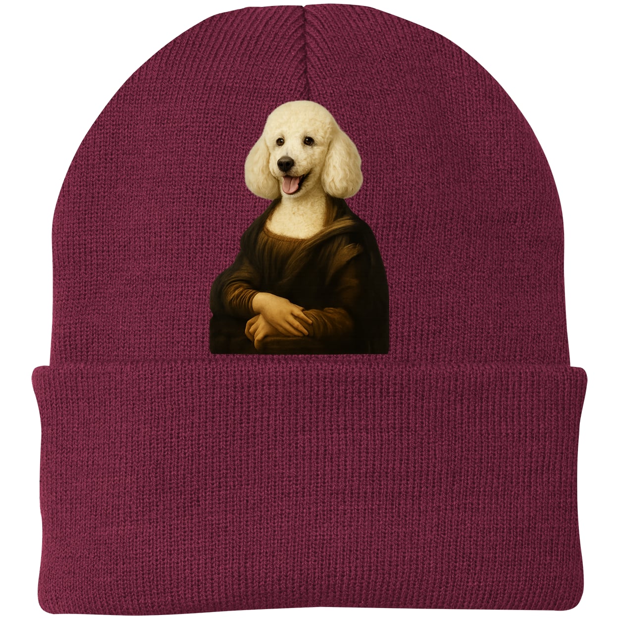 CP90 Port & Company Knit Beanie - Maroon