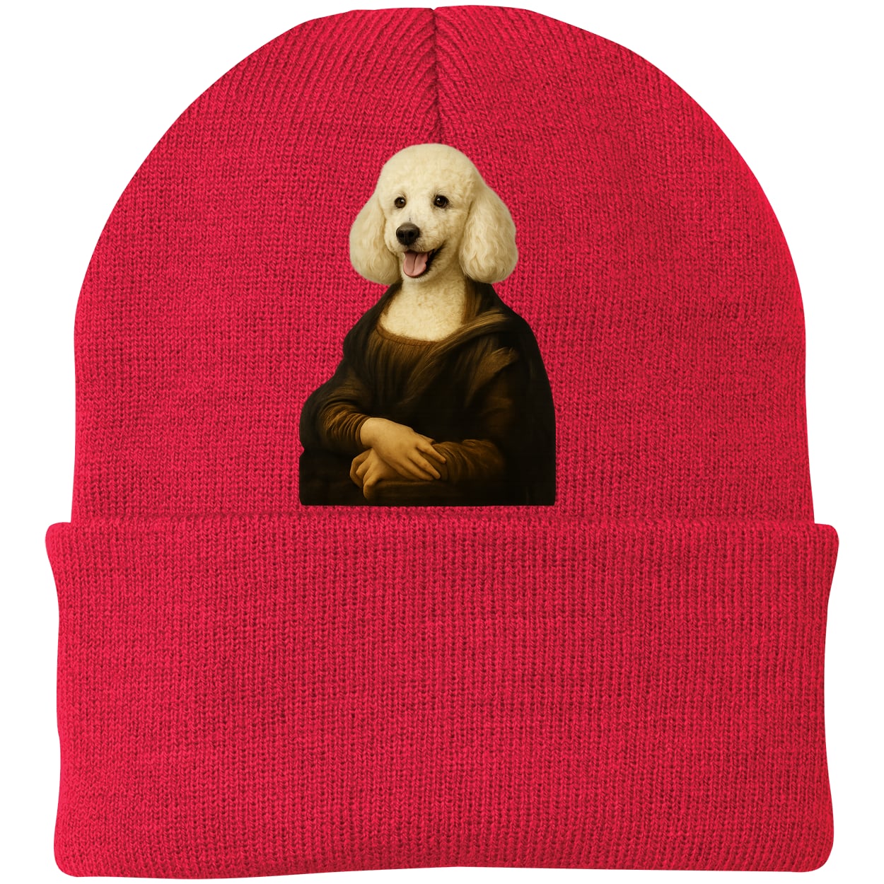 CP90 Port & Company Knit Beanie - Athletic Red