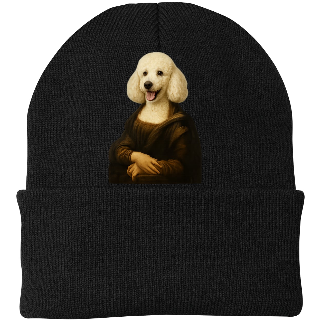 CP90 Port & Company Knit Beanie - Black