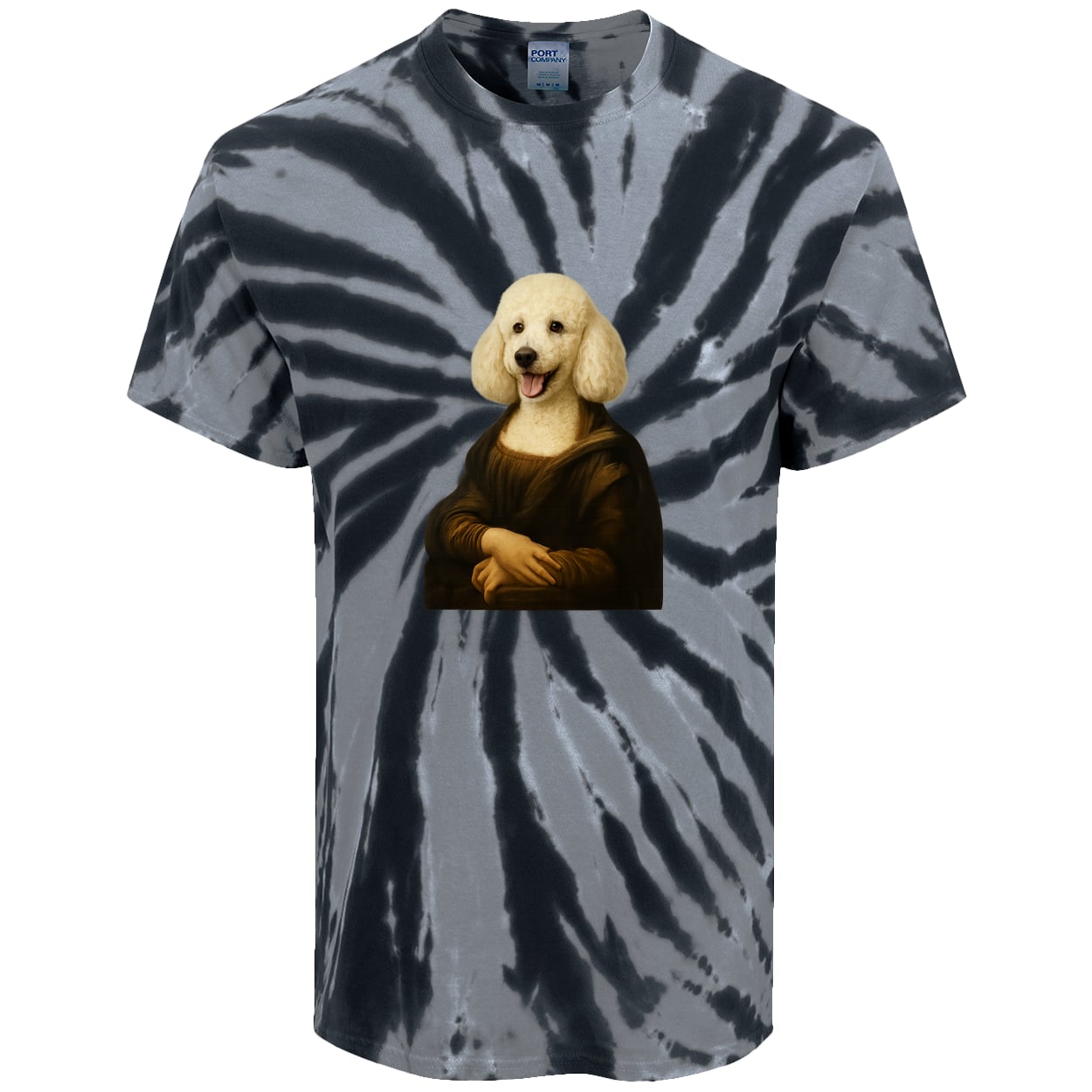 PC147 Port & Company Tie-Dye Tee - Black