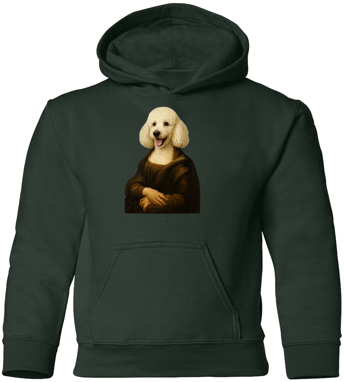 G185B Gildan Youth Pullover Hoodie - Forest Green