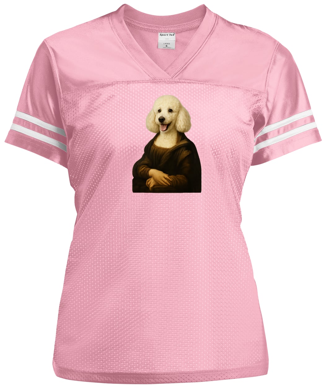 LST307 Sport-Tek Ladies' Replica Jersey - Light Pink/White