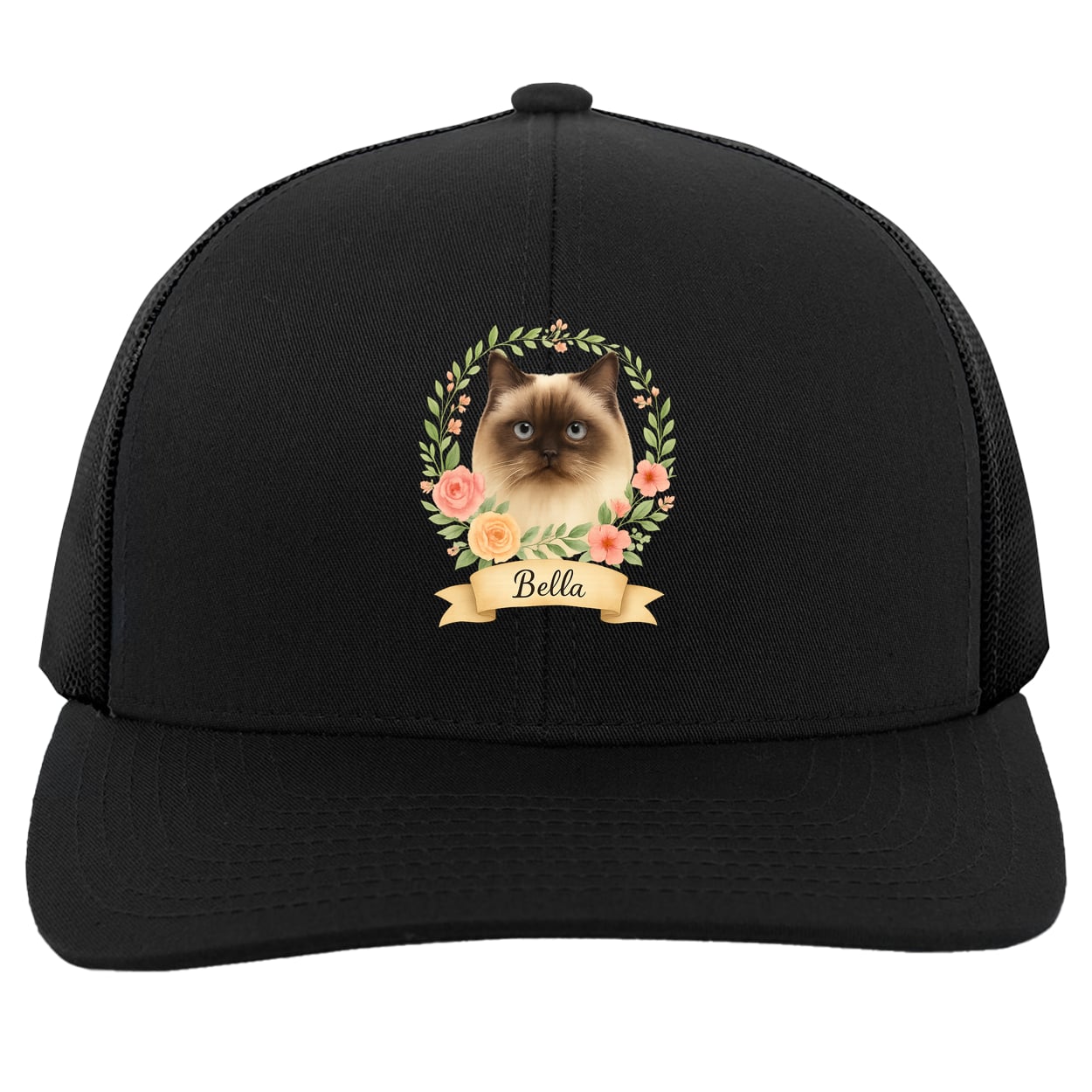 104C Trucker Snap Back - Black