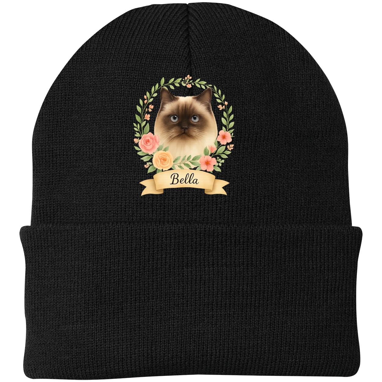 CP90 Port & Company Knit Beanie - Black