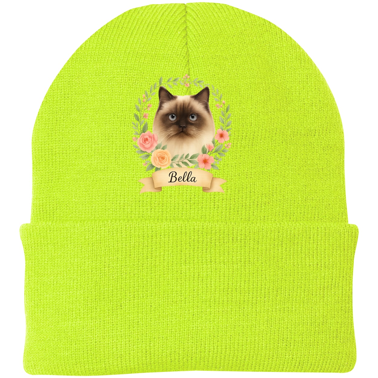 CP90 Port & Company Knit Beanie - Neon Yellow