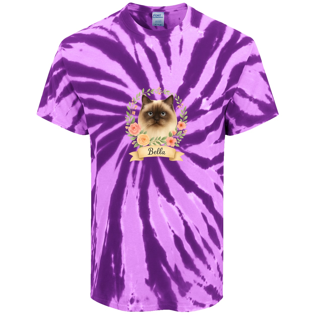 PC147 Port & Company Tie-Dye Tee - Purple