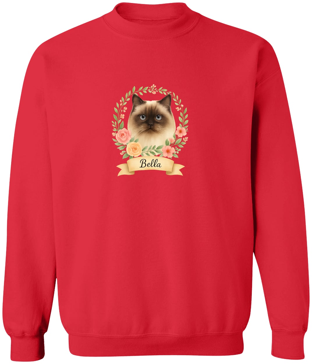 G180 Gildan Crewneck Pullover Sweatshirt - Red