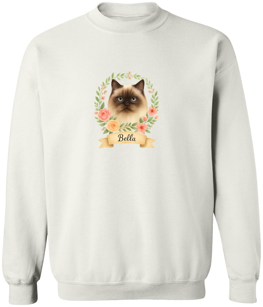 G180 Gildan Crewneck Pullover Sweatshirt - White