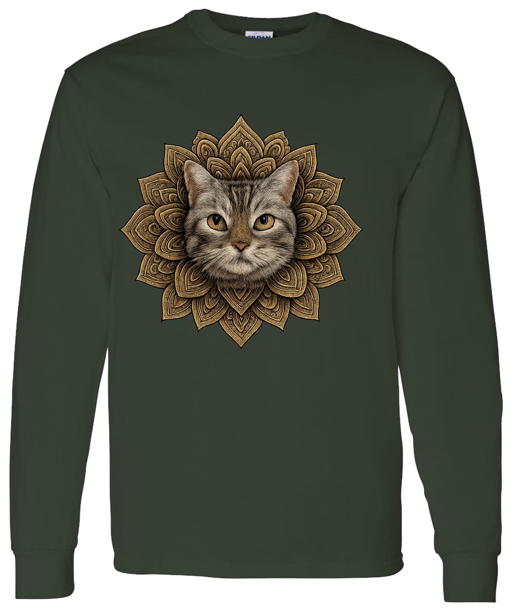 G540 LS T-Shirt 5.3 oz. - Forest Green