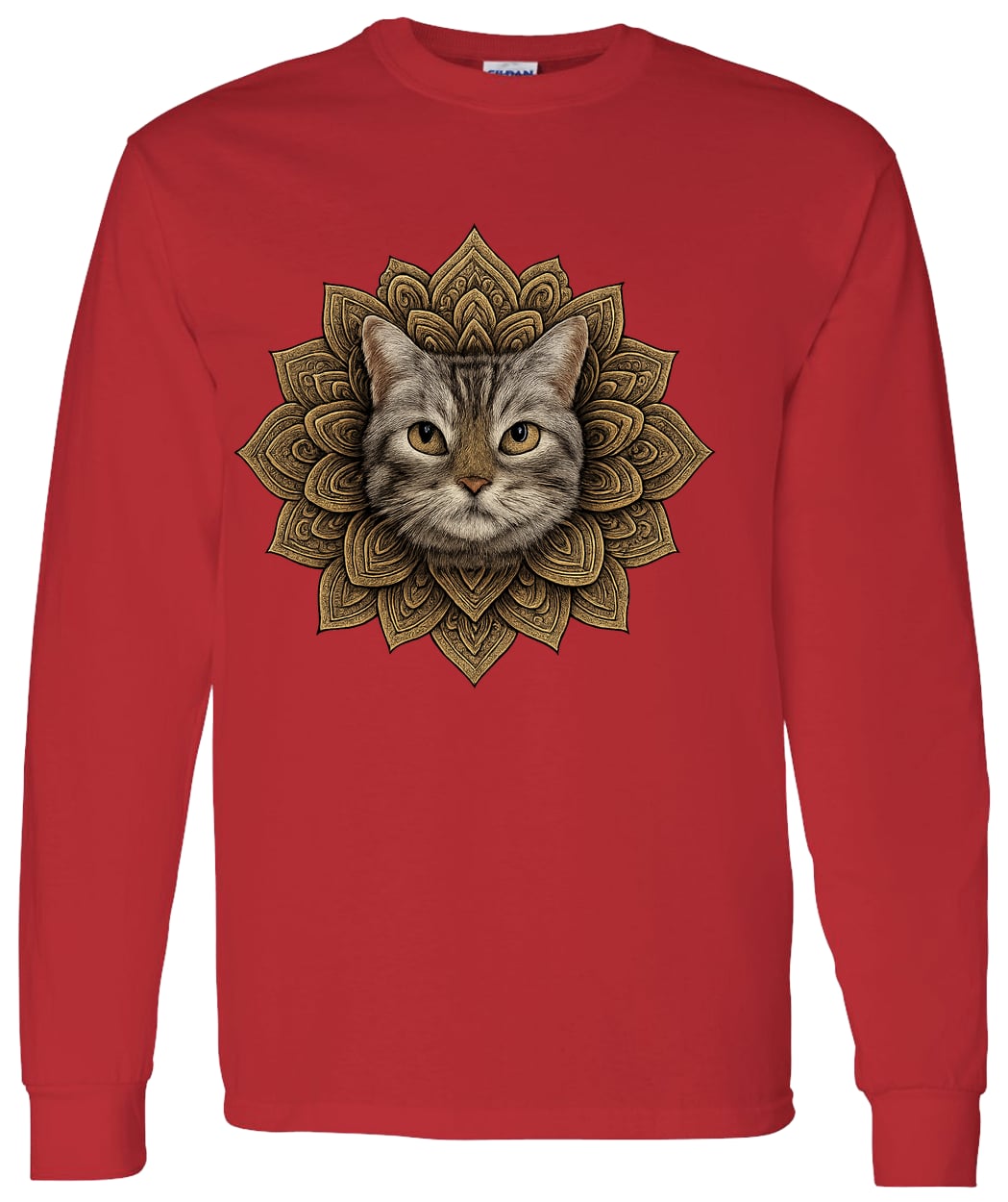G540 LS T-Shirt 5.3 oz. - Red