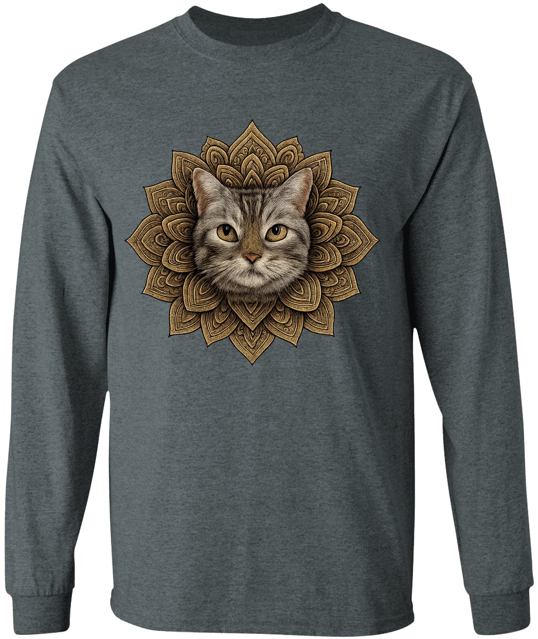 G540 LS T-Shirt 5.3 oz. - Dark Heather