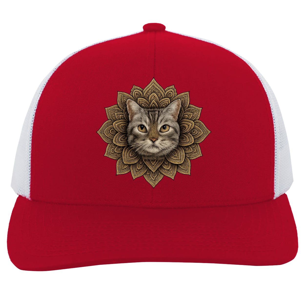 104C Trucker Snap Back - Red/White