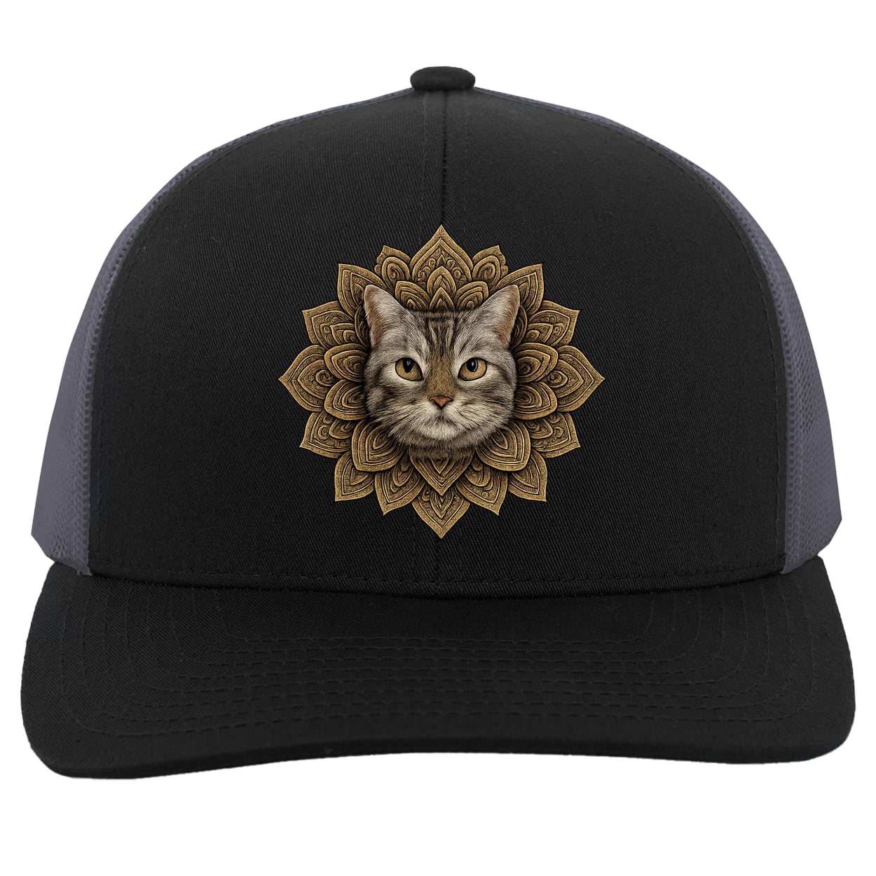 104C Trucker Snap Back - Black/Graphite