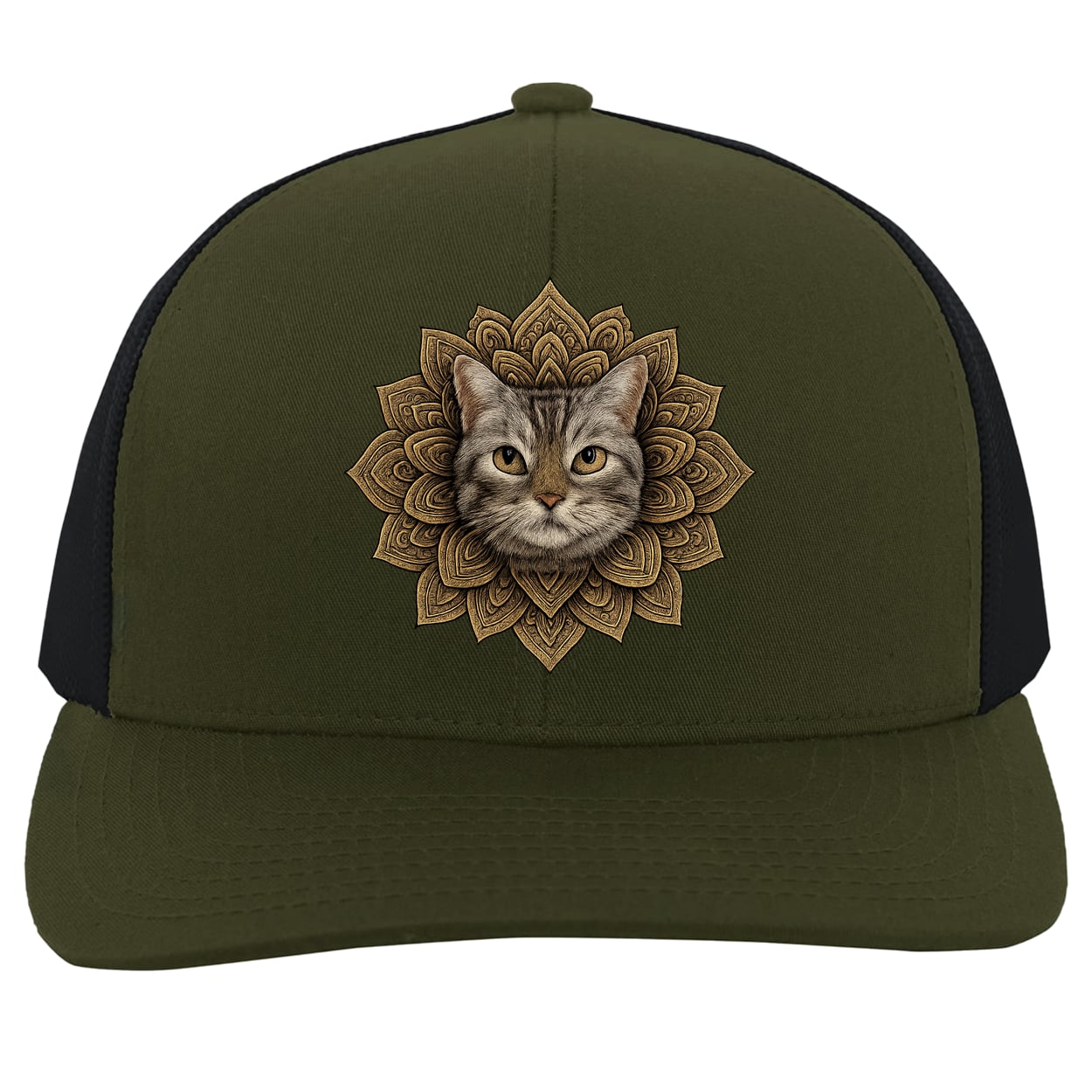 104C Trucker Snap Back - Moss/Charcoal