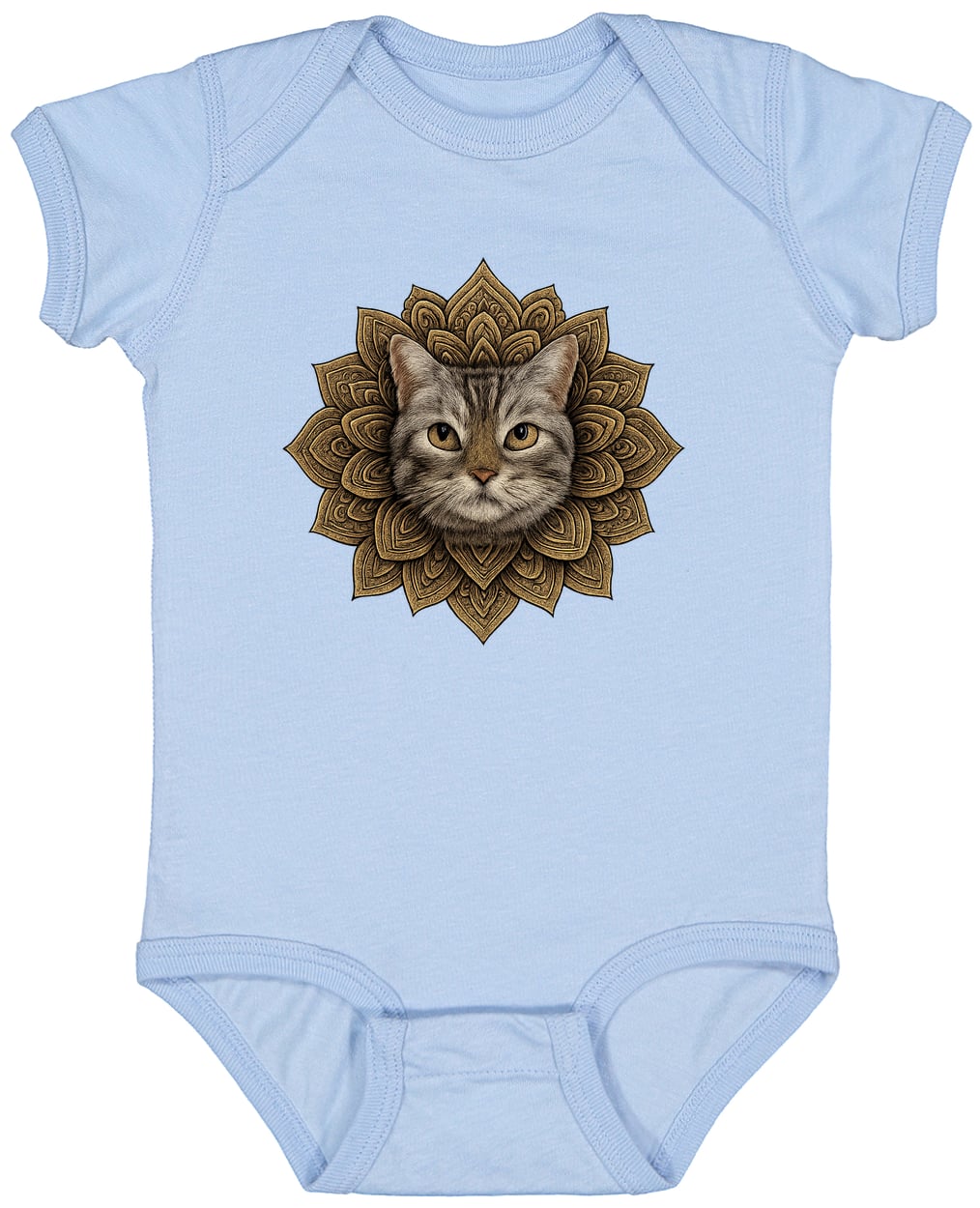 4424 Infant Fine Jersey Bodysuit - Light Blue