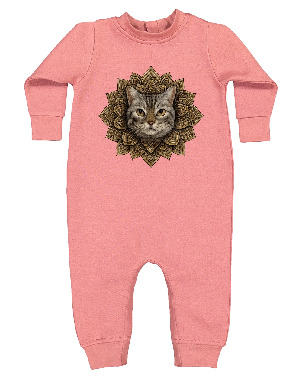 4447 Rabbit Skins Infant Fleece One-Piece Bodysuit - Mauvelous