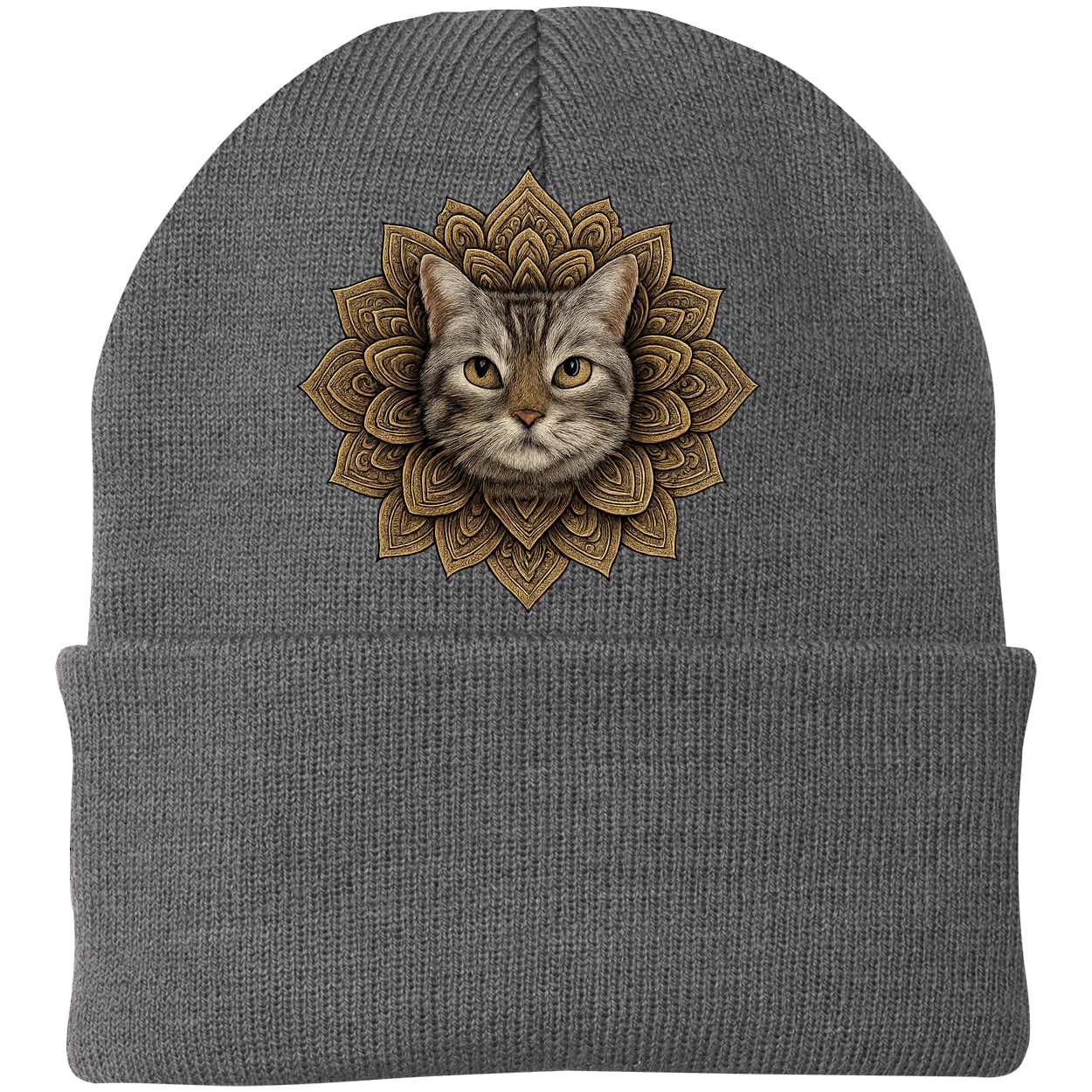 CP90 Port & Company Knit Beanie - Athletic Oxford