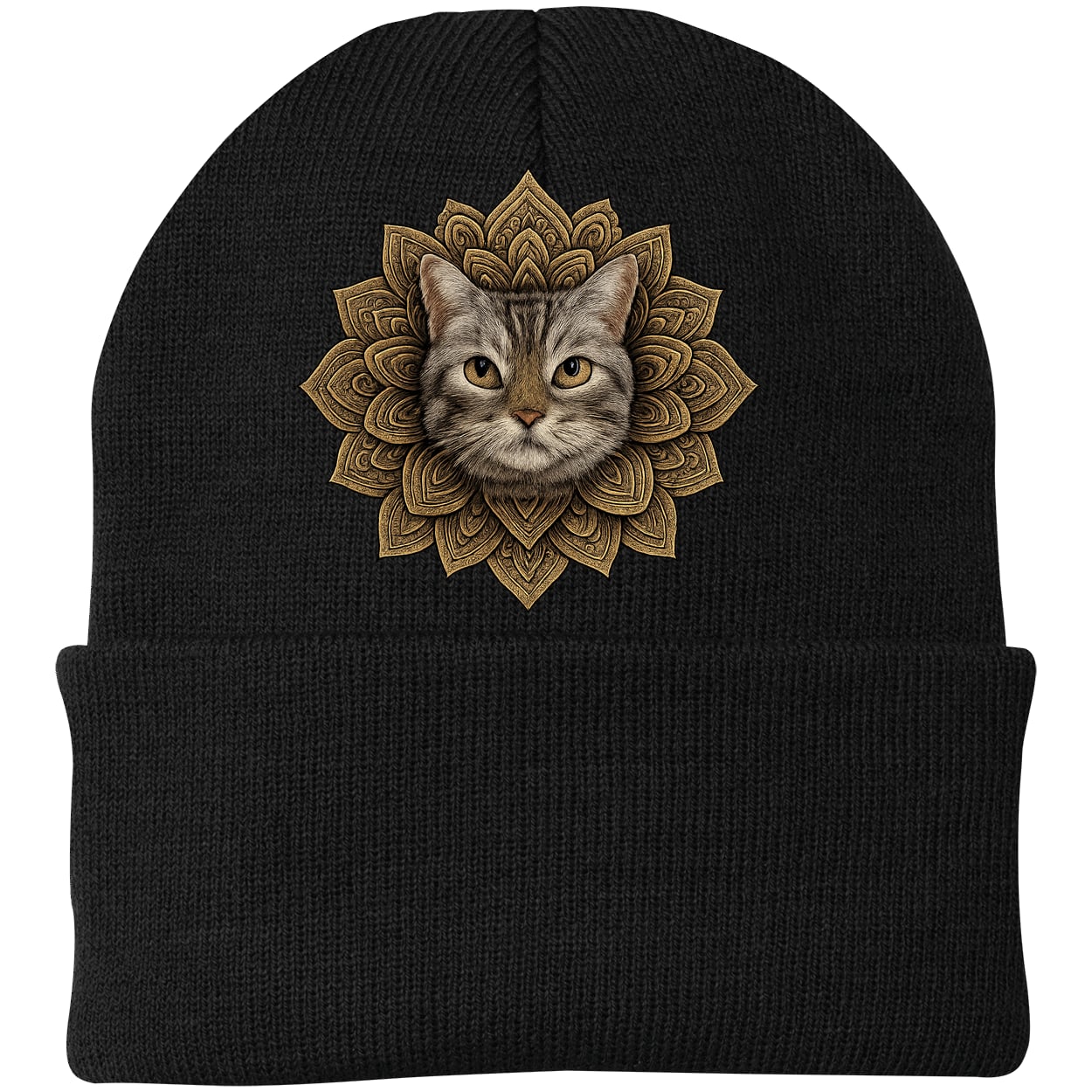 CP90 Port & Company Knit Beanie - Black