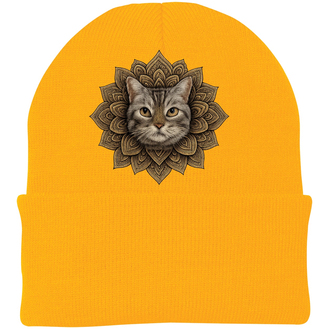 CP90 Port & Company Knit Beanie - Athletic Gold