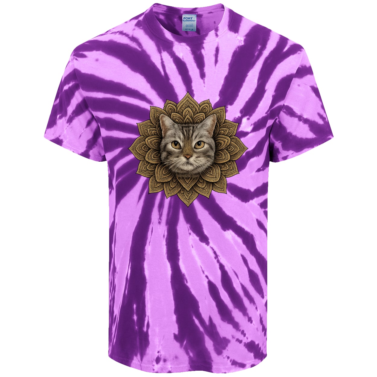 PC147 Port & Company Tie-Dye Tee - Purple