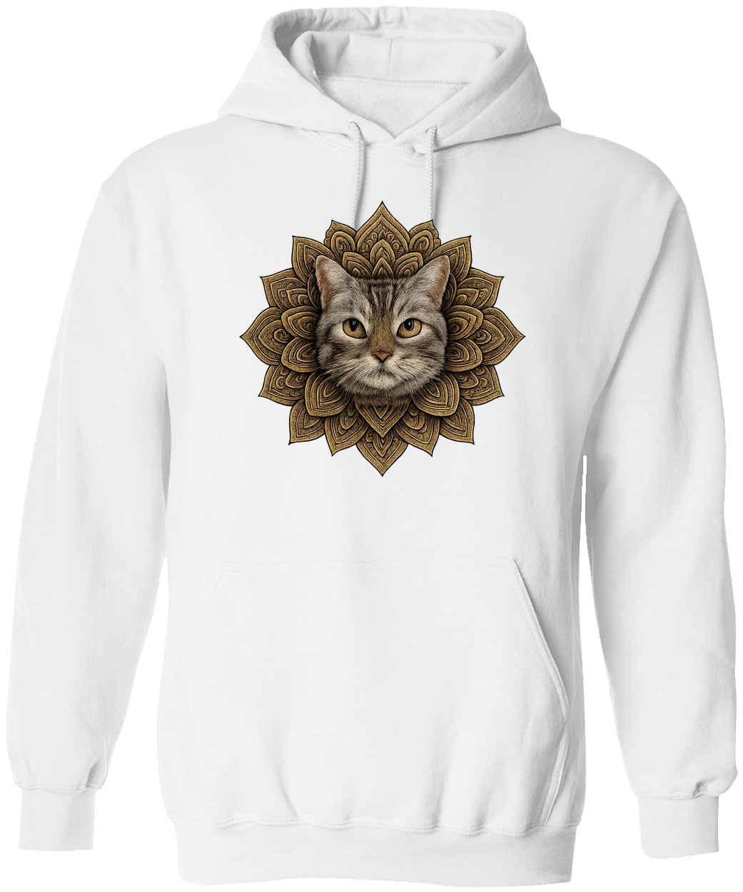 G185 Gildan Pullover Hoodie - White