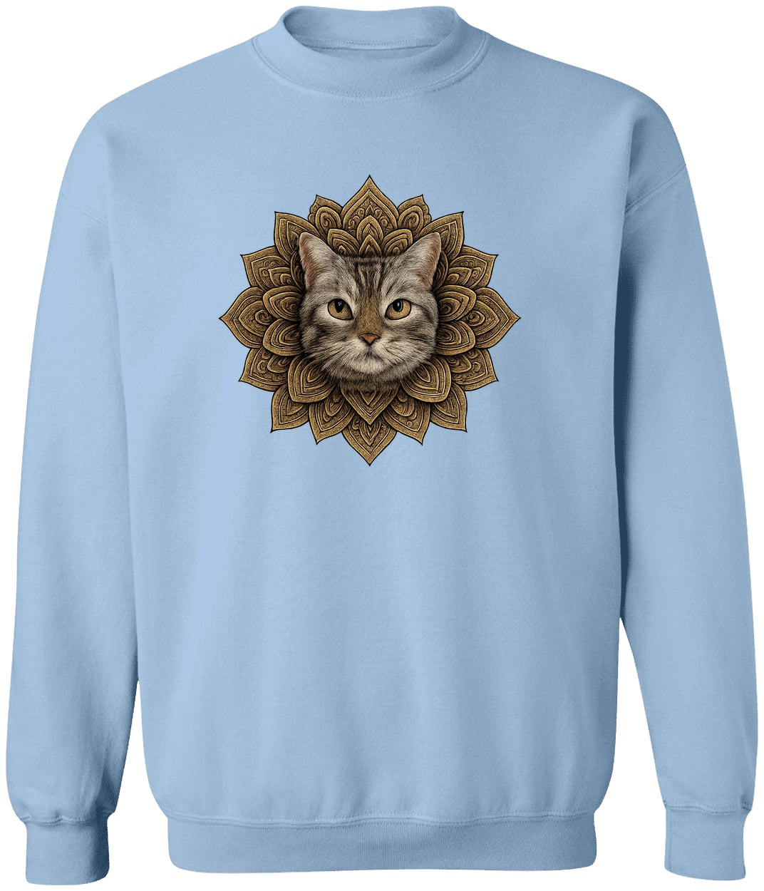 G180 Gildan Crewneck Pullover Sweatshirt - Light Blue