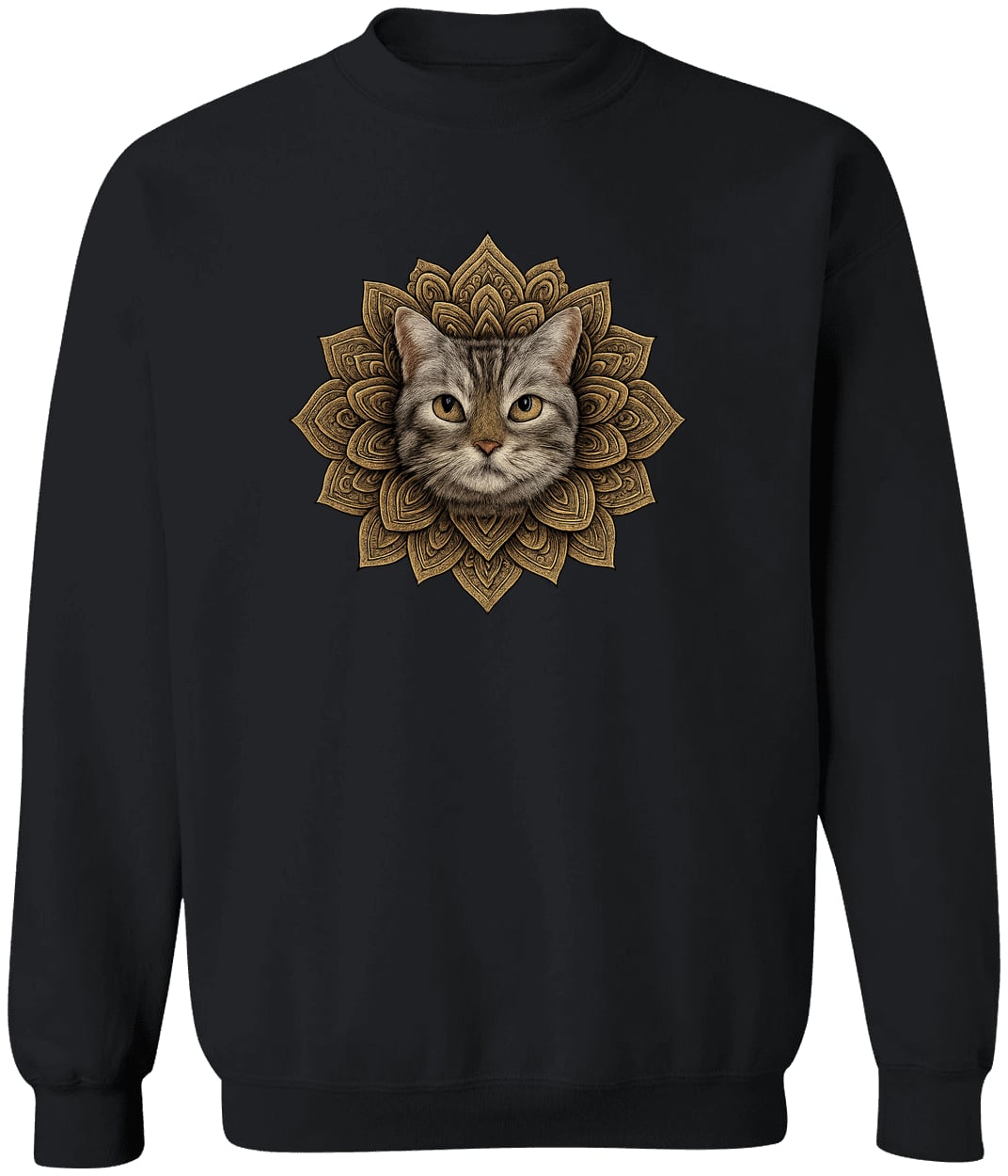 G180 Gildan Crewneck Pullover Sweatshirt - Black